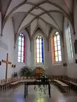 Sissach, Chor mit Netzgew�lbe der St. Jakob Kirche (22.07.2012)