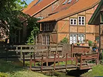 In der Innenstadt von Boizenburg findet man noch sehr viel alte Bausubstanz, gr��tenteils attraktiv und liebevoll restauriert. 13.06.2009