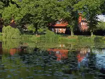 Auch umfangreiche Gr�nanlagen und Wasserfl�chen findet man noch in Boizenburg, eine Umgehungsstrasse h�lt den Verkehr au�en vor, so dass hier ein richtig idyllischer Ort erhalten blieb. 13.06.2009 
