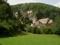 Lauterstein, Schloss Wei�enstein und Pfarrkirche Maria Himmelfahrt, Kreis 
G�ppingen (10.08.2012)