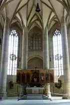 Wei�enburg, der Fl�gelaltar in der St.Andreaskirche stammt aus der Zeit um 1500, Mai 2012