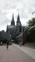 Blick auf den K�lner Dom am 3.8.2012.