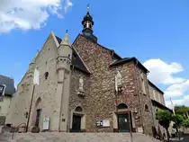 St. Jakobuskirche in R�desheim, entstand im 12. Jahrhundert und wurde Ende 1944 durch einen Bombenangriff weitgehenst zerst�rt; 120829