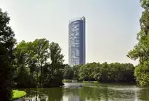 Telekom-Tower und Rheinaue-See in Bonn - 26.07.2012