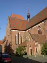 G�strow, Dom St. Maria, Langhaus von 1308, seit 1568 evangelisch (16.09.2012)