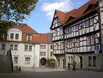 Sangerhausen, Fachwerkhaus in der Schlo�str (29.09.2012)