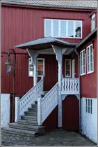 T�rshavn. Der Eingang zum Logmansskrivstovan, dem B�ro des Premierministers. 21.09.2012