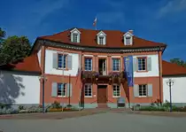 Bad D�rrheim, das Rathaus des h�chstgelegenen Solebades in Europa, Sept.2011 