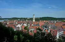 Biberach an der Ri�, Blick vom Gigelberg auf die Stadt, Mai 2012