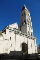 Trogir, Kathedrale St. Laurentius, erbaut im 13. Jahrhundert, Portal von Radovan 
(04.05.2012)