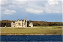 Das Balfour Castle auf der Orkney-Insel Shapinsey wurde Mitte des 19. Jahrhunderts errichtet. 23.09.2012