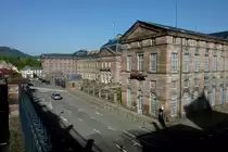 Zabern (Saverne), die Stra�enseite des klassizistischen Rohan-Schlo�es, erbaut 1790, beherbergt das Stadtmuseum, Okt.2012