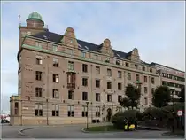 Bergen. Das Havnekontoret - direkt neben Bryggen gelegen - beherbergt heute ein Hotel. 26.09.2012