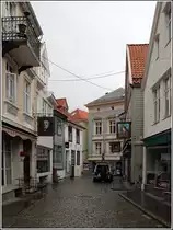 Bergen. In der Hollendergaten herrscht an Caf�s, Bars und Weinstuben kein Mangel. 28.09.2012