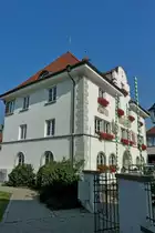 Kisslegg, das Rathaus des 9000 Einwohner z�hlenden Luftkurortes im Westallg�u, erbaut 1931, Aug.2012