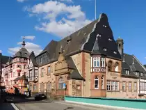 Kaiserliches Postamt in Traben-Trabach wurde zwischen 1906�1908 auf Basaltquadern u. Kalkstein errichtet; 120827