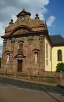 Gro�enl�der, St. Georg Kirche, erbaut von 1731 bis 1735 durch Baumeister Andreas 
Gallasini, Kreis Fulda (05.07.2009)