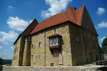 Schloss Spangenberg, erbaut ab 1299 durch Landgraf Heinrichs II., heute Hotel 
(05.07.2009)