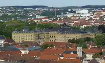 W�rzburg - Blick von der Festung Marienberg zur Residenz (29.07.2012)