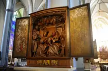Kalkar, Annenaltar von 1490 in der St. Nikolai Kirche (30.05.2011)