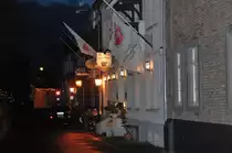 Gastst�tte Altes Zollhaus in Zons, fr�her floss der Rhein direkt vor der Stadtmauer und da liessen die Bisch�fe aus K�ln hier den Zoll erheben.... 30.12.2011