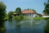 Isny, das Kurhaus des staatlich anerkannten Luftkurortes, Aug.2012
