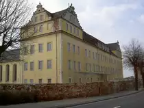 Coswig Anhalt, Schloss, erbaut von 1667 bis 1677, ab 1874 Gef�ngnis (18.03.20129