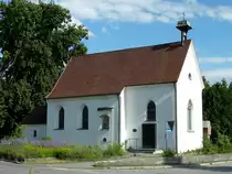 Bad Saulgau, die Kreuzkapelle von 1450, auch Schwedenk�ppele genannt, Aug.2012