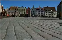 Der Marktplatz von Tallinn. 
1. Mai 2012