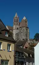Breisach, Blick zum M�nster hoch �ber der Stadt, Aug.2011