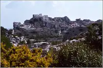Les Baux-de-Provence im Fr�hjahr 1981. Scan vom Dia.