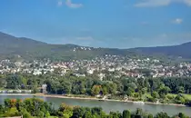 Bad Honnef (NRW), aufgenommen vom Rolandsbogen (Rheinland-Pfalz) - 17.09.2012
