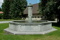 Wolfegg, Brunnen im Schlo�hof, Aug.2012