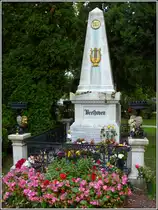 Zentralfriedhof Wien. Das Grab von Ludwig van Beethoven. 03.10.2010