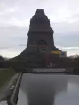 Das V�lkerschlachtdenkmal in Leipzig am 1.12.12