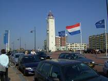Leuchtturm in Norrdwijk aan Zee (Niederlande, aufgenommen im F�hjahr 2007)