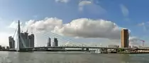 Die Erasmusbrug �berspannt die Maas im Rotterdamer Hafen - 15.09.2012
