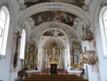 Westerndorf am Wasen, Alt�re der Wallfahrtskirche St. Johann (06.04.2012)