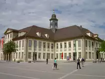 G�ppingen, Rathaus, erbaut 1785 durch Herzog Carl Eugen von W�rttemberg (11.08.2008)