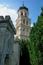Heiligenberg, der freistehende Glockenturm am Schlo�, Aug.2012