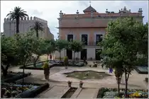 Jerez. Palacio de Villavicencio im Alcazar.
Scan eines Dias vom April 2000.