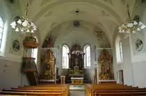 Schlatt, neubarocke Alt�re und Kanzel der St. Joseph Kirche (21.08.2011)