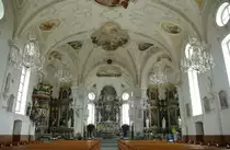 Ruswil, Alt�re und Kanzel der St. Mauritius Kirche (24.06.2012)