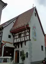 Riedlingen, in einem der �ltesten Geb�ude der Stadt wurde 2008 das private Feuerwehrmuseum er�ffnet, Aug.2012