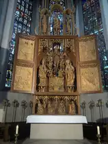 M�nnerstadt, St. Maria Magdalena Kirche, Tilman Riemenschneider Altar von 1490 bis 1492 (16.06.2012)