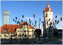 Man kann´s auch �bertreiben: Ampeln in M�nchen. 4.1.2005 (Jonas)