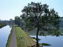 Frankreich, Lothringen, Radweg am Canal de la Marne au Rhin entlang, hier zwischen Gondrexange und R�chicourt. 01.10.2011