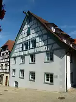 Pfullendorf, das ehemalige Zunfthaus der B�cker von 1722, Aug.2012