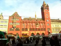 Rathaus von Basel im Fr�hjahr 2009