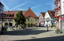 Pfullendorf, Blick �ber den historischen Marktplatz, Aug.2012